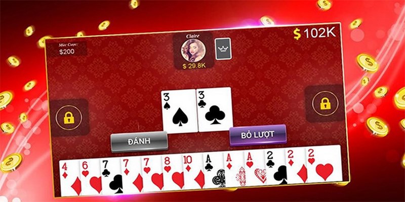 Vòng đánh game chơi tiến lên